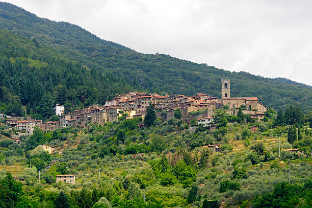 Campagna toscana nei pressi di Pescia, vicino a Uzzano