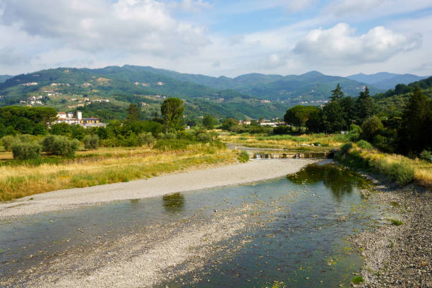 Paesaggio estivo nei pressi di Pistoia, Toscana